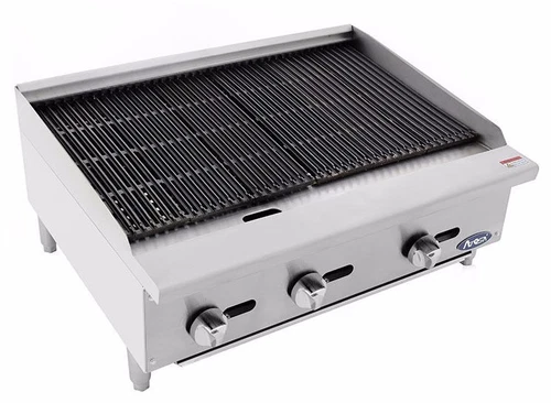 Atosa USA ATRC Gas Heavy Duty Stainless Steel 24" 36" 48" Radiant Char Broiler 