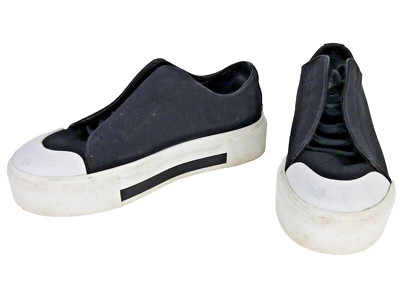 Alexander McQueen Sneaker Plateau schwarz klobige Sohle Designer UK 3 E 36