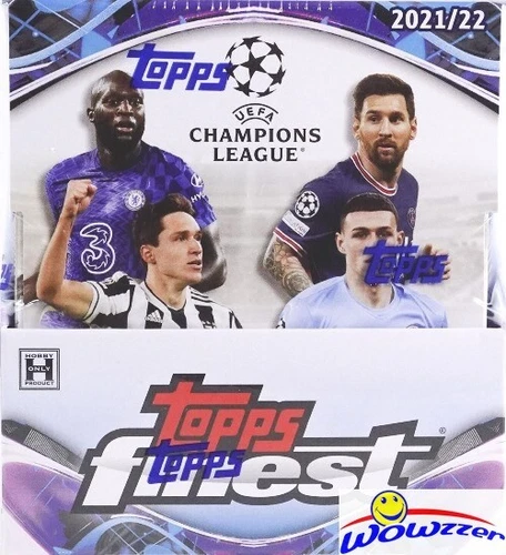 2021/22 Topps FINEST UEFA Champion League Soccer Factory Sealed HOBBY Box-2 AUTO