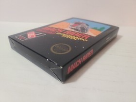 Mach Rider NES Nintendo Complete CIB NEAR MINT Non Rev-A 5 Screw Hangtab! RARE!