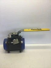 NEW, FLOW-TEK, 2”, BALL VALVE, 316SS, RPTFE, 1000WOG. (1-TOP-1)