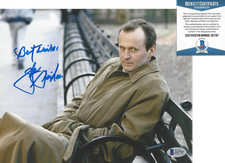 AUTHOR JOHN GRISHAM SIGNED 8x10 PHOTO 2 BECKETT COA THE FIRM A TIME TO KILL BAS