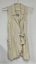 Women's Anthropologie Sleeveless Dress Beige Size S