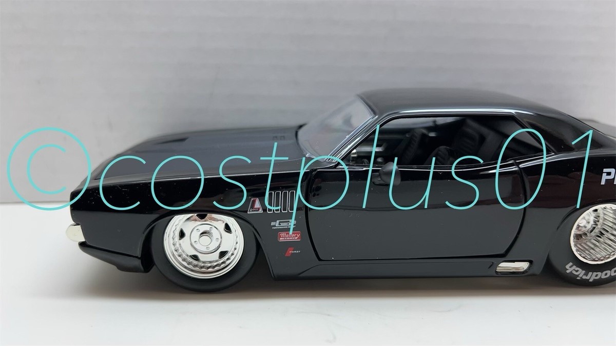 JADA BTM 1970 PLYMOUTH HEMI CUDA 1:24 BLACK WITH BLACK HOOD