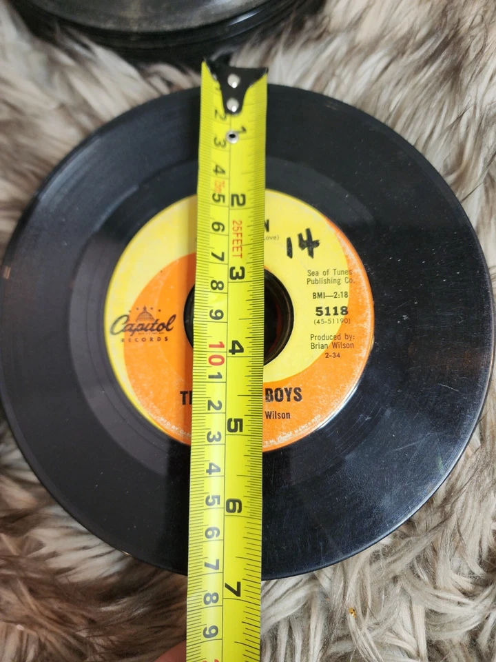 Bulk Lot of 21 - 7" 45 RPM Records For Decorating & Crafts Wide Variety & Genre — 第 2/4 张图片