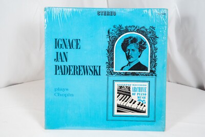 Chopin - Ignace Jan Paderewski   Plays Chopin Vinyl 1966 US