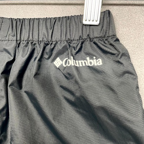 Columbia Windbreaker Track Pants Boys XS (6/7) Black 100% Nylon Straight Leg - Picture 10 of 12