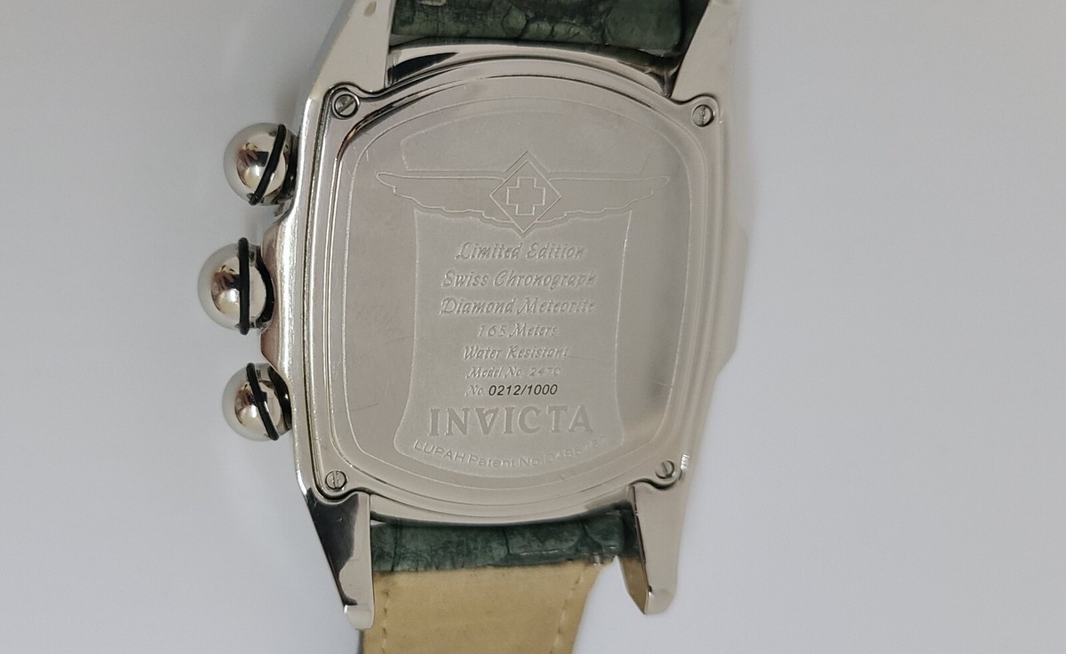 Limited Edition / 1,000 Diamond Invicta Lupah Meteorite Dial  display picture 3