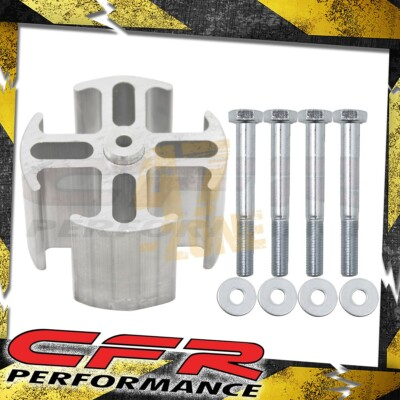 #ad ALUMINUM FAN SPACER 2quot; THICK 5 8quot; PILOT W BOLTS WASHERS MACHINED $34.95