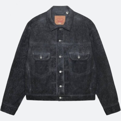 T*R様 Stussy Levi Strauss & Co Denim Jack stussy x levis Dyed Jacquard Jacket | eBay