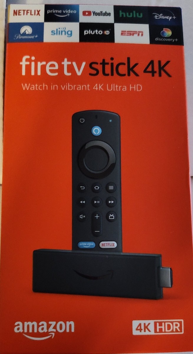 2021 Amazon Fire TV Stick 4K HDR w/Alexa Voice Remote BRAND