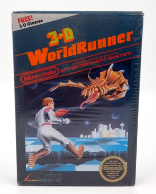 3D WorldRunner Nintendo NES USA Brille inklusive