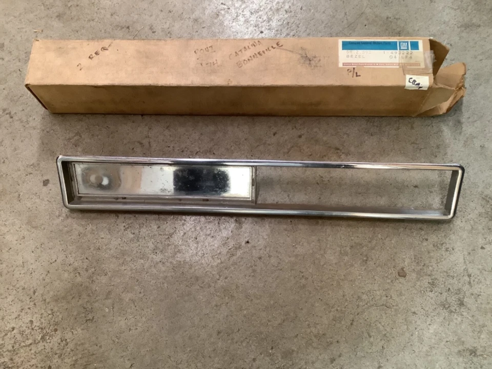 Pontiac Catalina-Bonneville 1974 marcador de estacionamiento luz de conducción bisel #493222 Foto 3 de 3