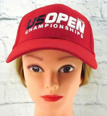 US OPEN 2015 CHAMPIONSHIPS Embroidered Unisex Hook & Loop Adj. Trucker Cap Hat