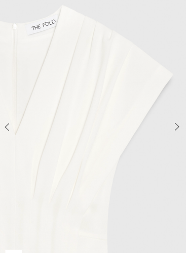 THE FOLD WOMEN'S TIVOLI TOP IVORY, UK SIZE 10. BNWT. - Picture 11 of 11