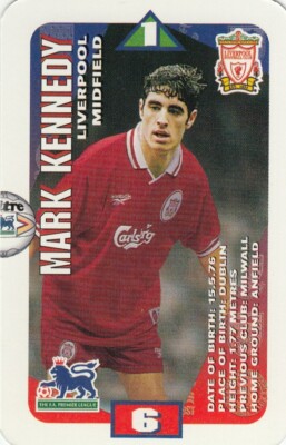 Subbuteo Squads Premier League 1996/7 Pro - Mark Kennedy (Liverpool) Nr. 69