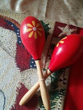 Vintage Maracas Set of 2
