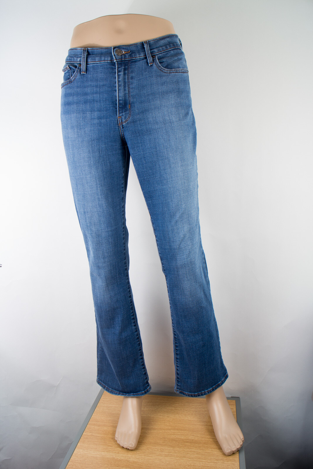 Denim Jeans Dark Wash Zip Fly 