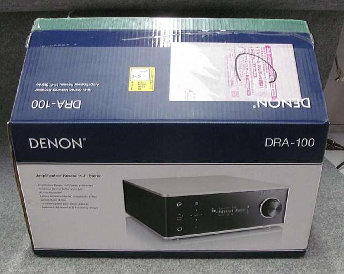 Denon DRA-100 Pre-main Amplifier Receiver Audio RCA Speakers Denon DRA-100 Pre-main Amplifier Receiver Audio RCA Speakers