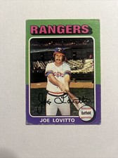 1975 Topps Joe Lovitto Mini #36 Texas Rangers 
