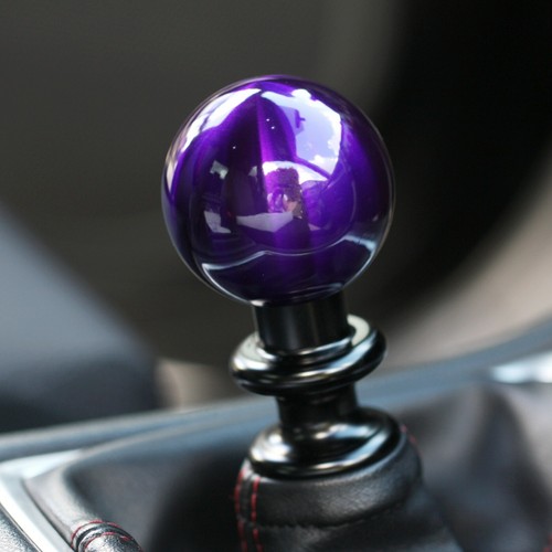 SSCO CANDY PURPLE SR 55mm 610 GRAMS WEIGHTED SHIFT KNOB SHIFTER SPHERE