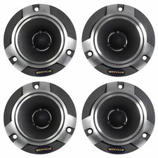  4 Rockville RT5 2.8" Aluminum Car/Pro Tweeters w Titanium Diaphragm Kapton VC