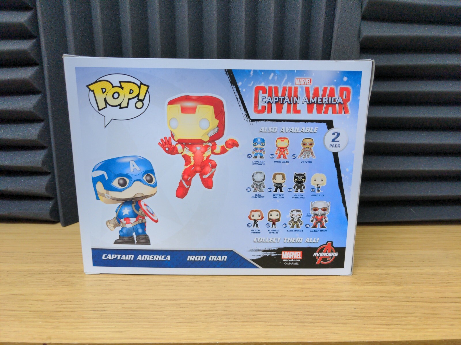 Funko Pop! Captain America & Iron Man Civil War 2 Pack Marvel New Limitowana ilość