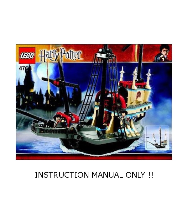 LEGO 4768 - HARRY POTTER - The Durmstrang Ship - INSTRUCTION