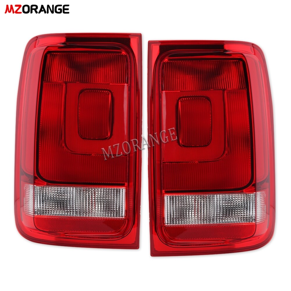 MZORANGE Left Rear Tail Light Assembly For VW Amarok 2010-2020 – No Fog, Black Housing