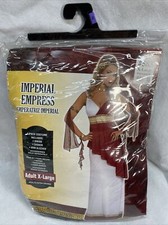 Imperial Empress Greek Roman Goddess Adult Women Costume XL 14-16 NEW 4/3