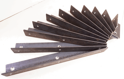 Alcove Shelf Brackets - Steel - Pair - Many Sizes Available - Scaffold Board - Picture 5 of 7