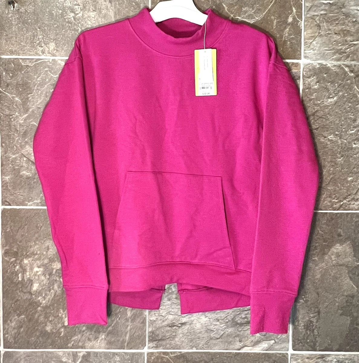 Girl s Cozy Soft Fleece Sweatshirt All In Motion Purple Size M 7 8 NWT