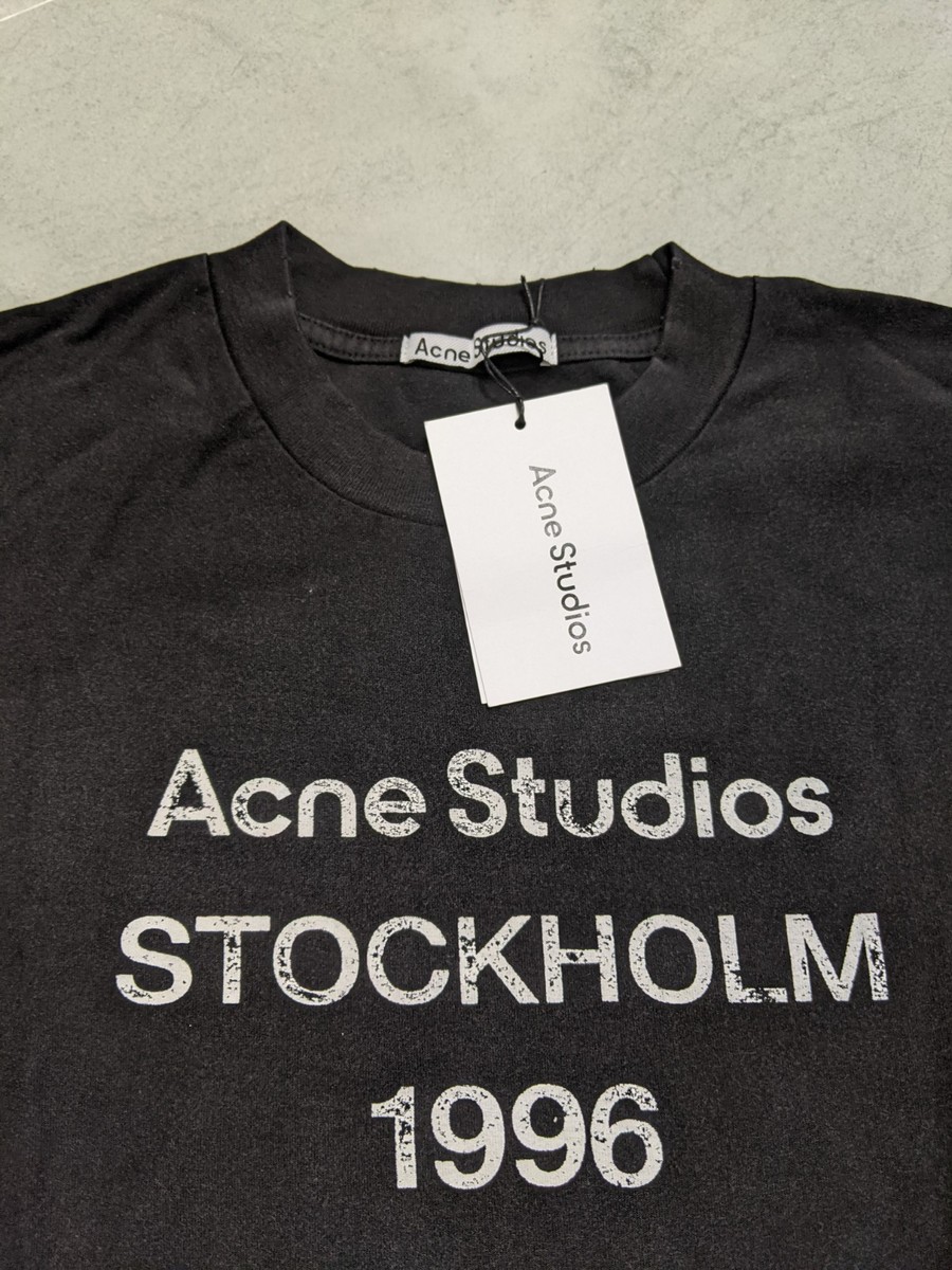 Acne Studios STOCKHOLM 1996 長袖　S Acne Studios Stockholm 1996 Long Sleeve T Shirt Black Size L