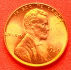 1950-P Lincoln Wheat Cent Penny GEM RED BU From an Original Bank Roll