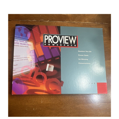 Borland ProView Powerpack for Quattro Pro 3.0 DOS 5.25'' Disk Set 24FG-PVH10-10