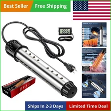 Dual Spa Water Heater, Portable Hot Tub Immersion Water Heater Cast Aluminum Sub