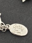 Cookie Lee Necklace Silvertone Moon Star Crystal Pendant 15-18"  Sparkle Y Drop — photo 6