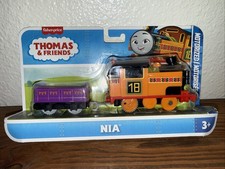 Thomas  Friends Nia Motorized Engine with Cargo Car Fisher-Price Mattel New