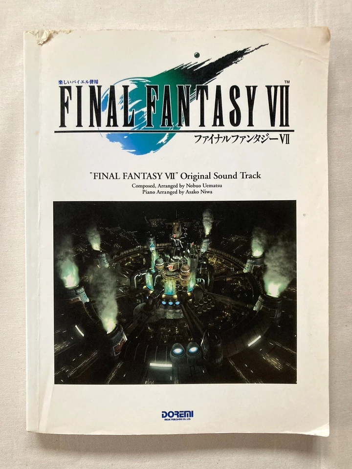 Final Fantasy VII 7 Original Sound Piano Sheet Music Book Used Japan - Image 2 of 4