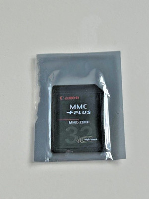 Canon Genuine 32MB MMC Plus MMC-32MH Camera High-Speed Memory Card - New Sealed