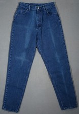WD05405 FANTASTIC VINTAGE 1980s LEE RELAXED FIT WOMENS BLUE JEANS sz12 LONG