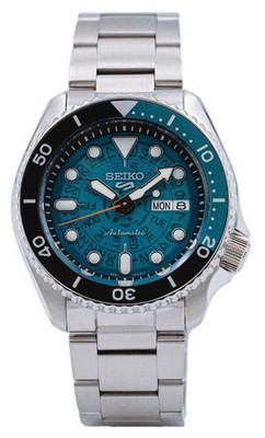 Seiko 5 Sports SKX Style Stainless Steel Automatic SRPJ45K1 100M Men's Watch