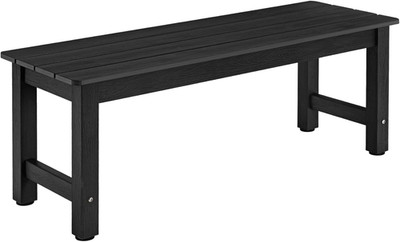 ONBRILL Outdoor Benches Weatherproof, 2-Person Poly Lumber Garden Bench, All-Wea
