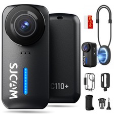 SJCAM C110Plus 4K Action Camera POV Body Camera 170 FOV 6-Axis Stabilization