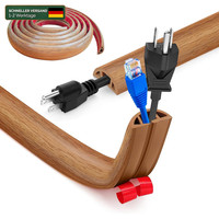 Kabelkanal Selbstklebend 3M X 3Cm Flexibel Kabelschutz FüR Haus BüRo Lager