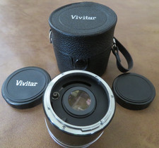Vivitar Automatic Tele Converter 3x-4 Canon FL-FD w/ Case and Front and Rear Cap