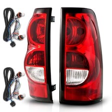 AmeriLite for 2003-2006 Chevy Silverado OE Style Ruby Red Replacement Taillights