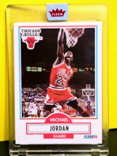 FLEER BASKETBALL Michael Jordan Chicago Bulls Sealed Encased Card