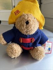 Vintage Eden Classic PADDINGTON BEAR 15" Plush Stuffed Animal Toy 1990..(P.B.)