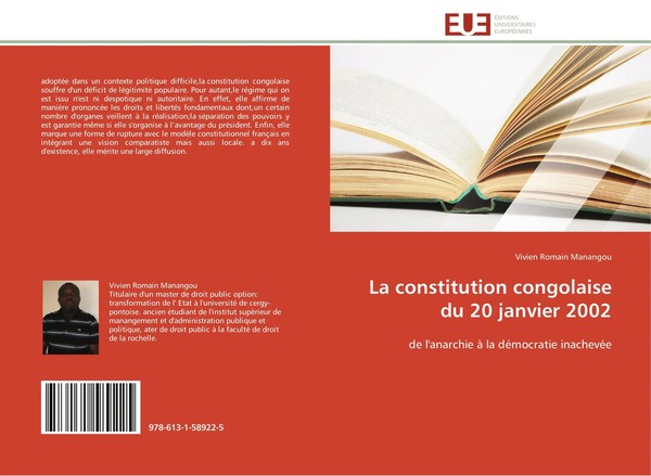 Vivien Romain Manangou | La Constitution Congolaise Du 20 Janvier 2002 | Buch-image
